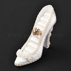 Espositore per gioielli con scarpe col tacco alto in flanella e resina&nbsp;ODIS-A010-08