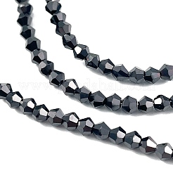 Transparent galvanisieren Glasperlen Stränge&nbsp;LS-EGLA-A039-T3mm-UA13