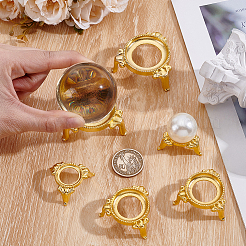 6 socle de présentation pour boule de cristal en alliage&nbsp;ODIS-ME0001-05