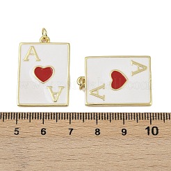 Латунь эмаль подвески&nbsp;KK-I358-014G