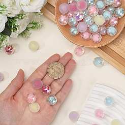 135шт 9 цвета прозрачные акриловые бусины&nbsp;TACR-PA0001-04