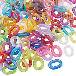 110 Stück 11 Farben transparente Acryl-Schnellverbinder&nbsp;OACR-TA0004-56