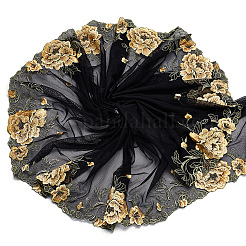 Recorte de organza de seda de poliéster&nbsp;DIY-WH0430-032
