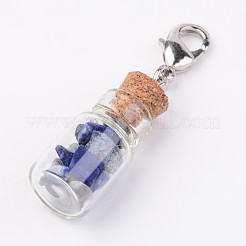 Стеклянные подвески для бутылок&nbsp;X-HJEW-JM00219