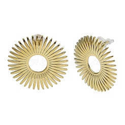 Серьги-гвоздики из нержавеющей стали 304&nbsp;LS-EJEW-A134-01G