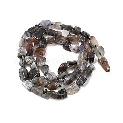 Натуральный лунный камень бисер нитей&nbsp;G-A284-A01-03