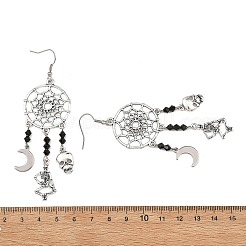 Pendientes colgantes de Halloween de acero inoxidable 304&nbsp;EJEW-TA00831