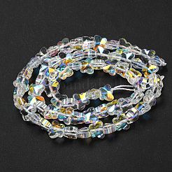 Стекло имитация австрийских хрустальных бусин&nbsp;GLAA-F108-06A-1