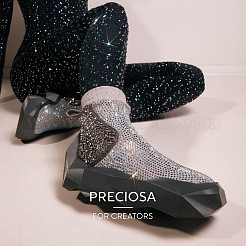 Preciosa® maxima crystal без горячей фиксации плоские камни&nbsp;Y-PRC-NSS10-00030-200