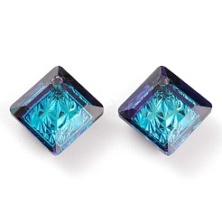 Подвески из тисненого стекла со стразами&nbsp;GLAA-J101-03A-001BB