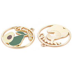 Pendentifs d'émail en alliage&nbsp;ENAM-S126-114-NR