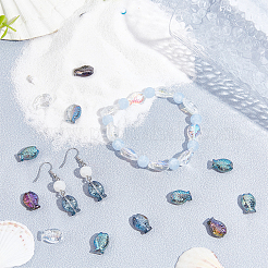 DIY-Sets zur Herstellung von Stretch-Armbändern mit Fischmotiven&nbsp;DIY-SC0020-12B
