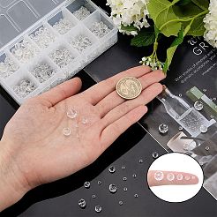 Прозрачные стеклянные бусины&nbsp;GLAA-GA0001-01