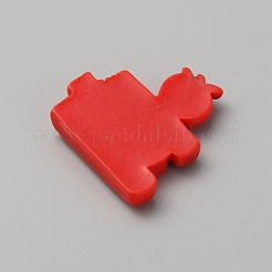 Harz-Cabochons zum Thema „Lehrertag“.&nbsp;CRES-WH0006-16C