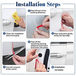 10м ПВХ молдинг для салона автомобиля&nbsp;AJEW-WH0609-403A