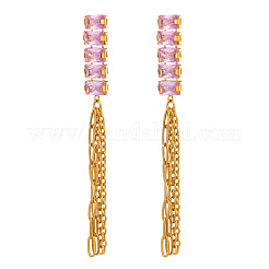 Orecchini ovali in acciaio inossidabile 304&nbsp;LS-HE5353-1