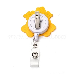 Рождественский колокольчик из войлока и пластиковой катушки для значков&nbsp;AJEW-I053-07