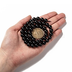 Класс натуральный турмалин нити круглый шарик&nbsp;G-L417-10-8mm