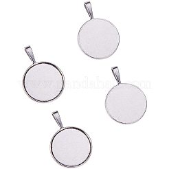 25 millimetro chiaro copertura di vetro cabochon cupola trasparente per foto che rende a pendente&nbsp;TIBEP-PH0004-19AS