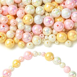 250 г УФ-покрытие радужные переливающиеся непрозрачные акриловые бусины&nbsp;PACR-CJ0001-38C