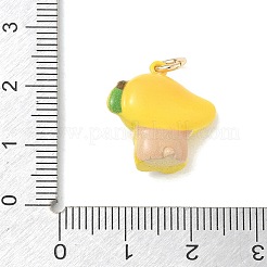Colgantes de esmalte de latón&nbsp;KK-CBAE20A-03G