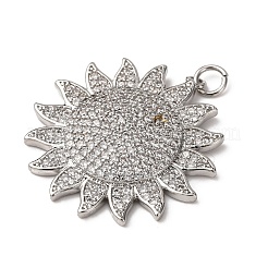 Латунные микро проложить кубического циркония подвески&nbsp;KK-A264-01P