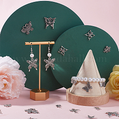 80 шт. 10 стиля подвески из сплава в тибетском стиле&nbsp;TIBE-SC0001-94