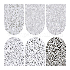 4200шт 6 стиля стеклянный бисер&nbsp;SEED-PH0002-55