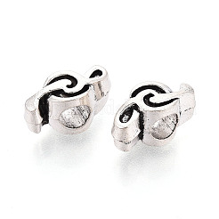 Европейские сплавочные бусины тибетского стиля &nbsp;PALLOY-T093-34AS