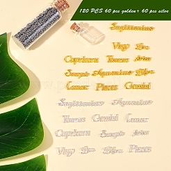 Cabochon in lega da 120 pz 2 colori&nbsp;FIND-SZ0001-68