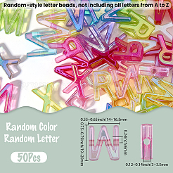 50 Stück transparente Acrylperlen mit UV-Beschichtung&nbsp;OACR-SP0002-18