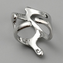 Полые открытые манжеты из сплава для женщин&nbsp;RJEW-WH0003-33P