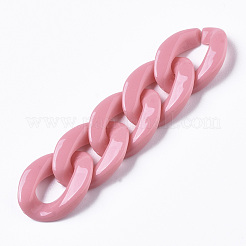Opake Acryl Verknüpfung Ringe&nbsp;LS-OACR-T011-88G