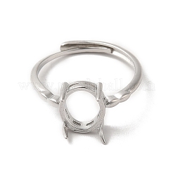 Регулируемые настройки для колец-солитеров из латуни&nbsp;LS-KK-C022-02P