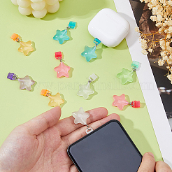 14 шт. 7-х цветные пластиковые мобильные пылезащитные заглушки&nbsp;HJEW-DC00082