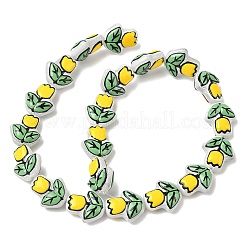 Прозрачные стеклянные эмалевые бусины&nbsp;LAMP-C023-01C