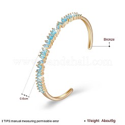 Классические браслеты из латунной манжеты&nbsp;BJEW-BB32088-A