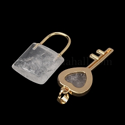 Colgantes con cuentas de cristal de cuarzo natural&nbsp;GG-CBA9389-04R