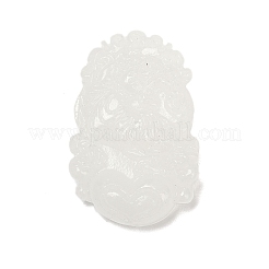 Резные подвески из натурального белого нефрита&nbsp;LS-G-S384-01C