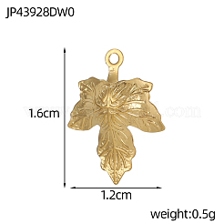 Подвески из нержавеющей стали 304&nbsp;STAS-OY009-11G