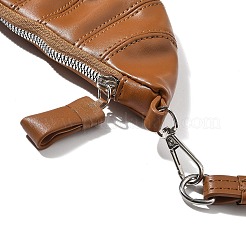 Weiche Croissant-Clutch aus Leder&nbsp;AJEW-M043-04C