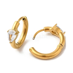 Goldene Creolen aus 304 Edelstahl&nbsp;LS-EJEW-K271-01D-G