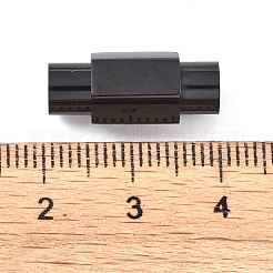 Cierres magnéticos de acero inoxidable 304 lisos con recubrimiento iónico (IP) y extremos pegados&nbsp;STAS-H402-63B-6MM