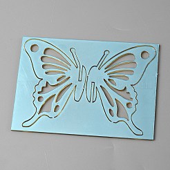 Toppers de petit gâteau de papillon de miroir acrylique&nbsp;FIND-WH0152-208F