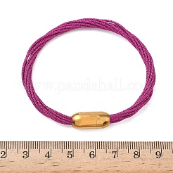 Armbänder aus Edelstahl 304 mit Polyester-Metallkordel für Damen&nbsp;BJEW-Z145-01G-29