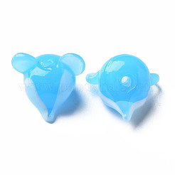 Faits à la main des perles de Murano transparent&nbsp;LAMP-T011-12A