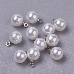 Подвески из искусственного жемчуга&nbsp;RESI-WH0008-17D