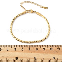 Браслеты-цепочки из нержавеющей стали 304 для женщин&nbsp;BJEW-Q051-04G