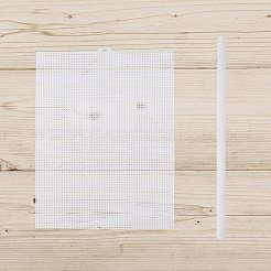 4 лист прямоугольный пластиковый сетчатый холст листы&nbsp;DIY-CP0012-72A