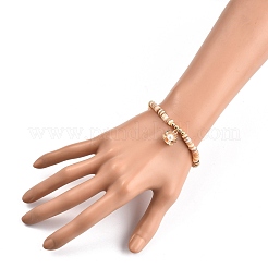Bracelets extensibles avec breloque&nbsp;BJEW-JB05368-03